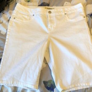 White Bermuda Shorts